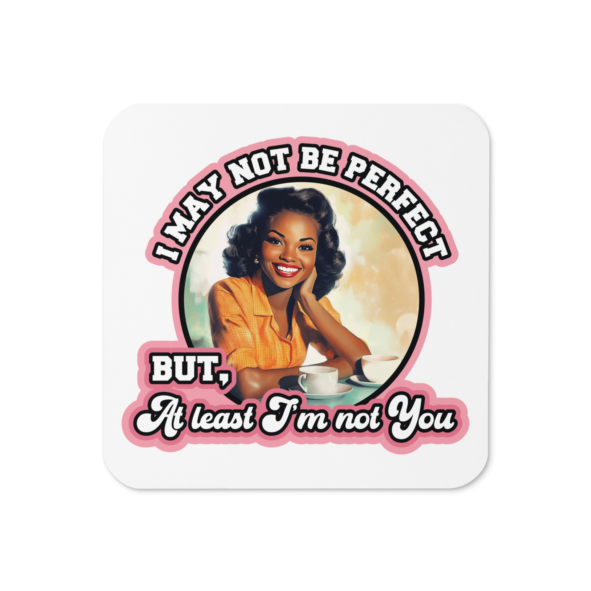 Cork-back coaster