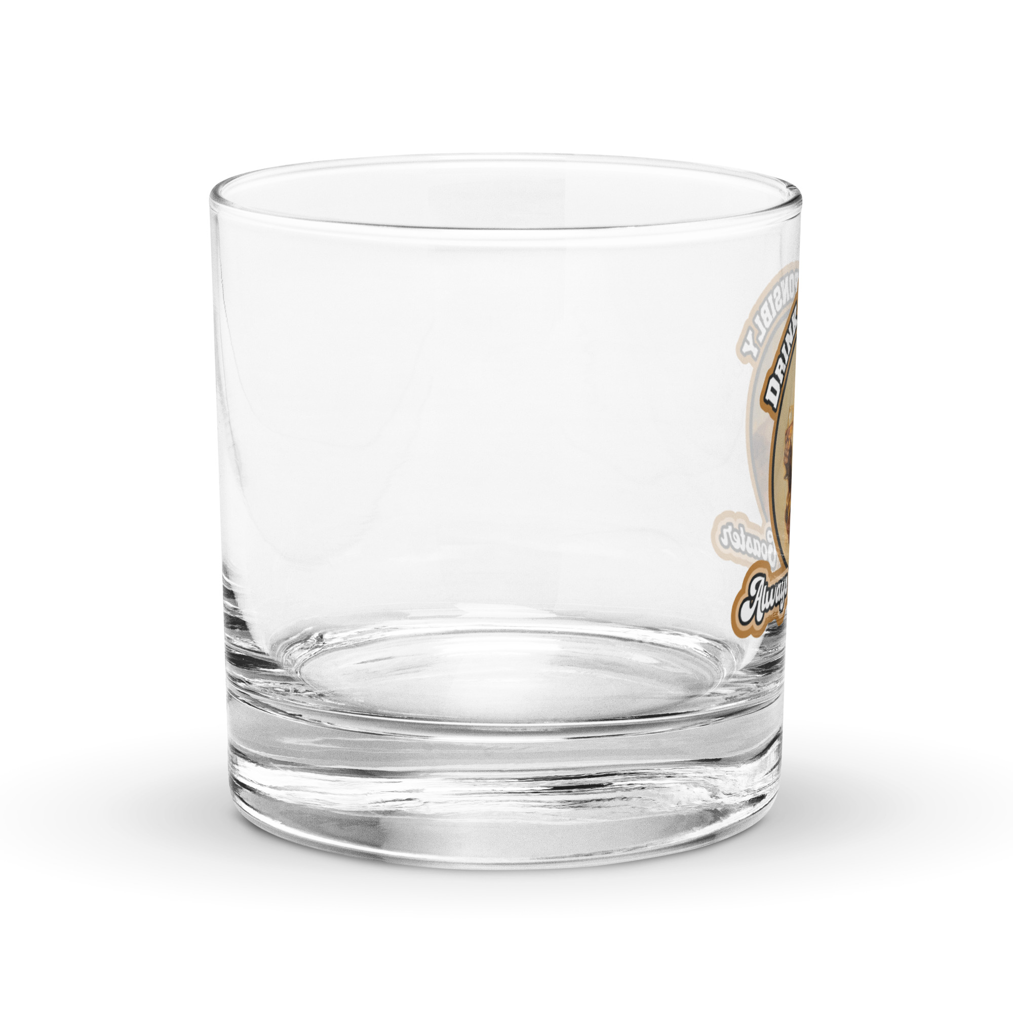 Drink Responsibly - Rocks glass - Image 4